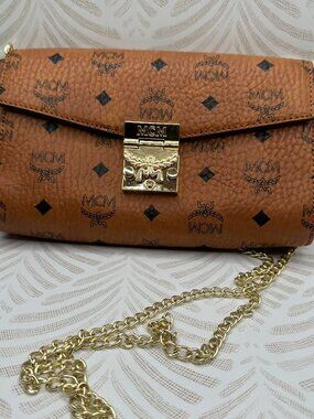 Women's Brown leather MCM Clutch Bag